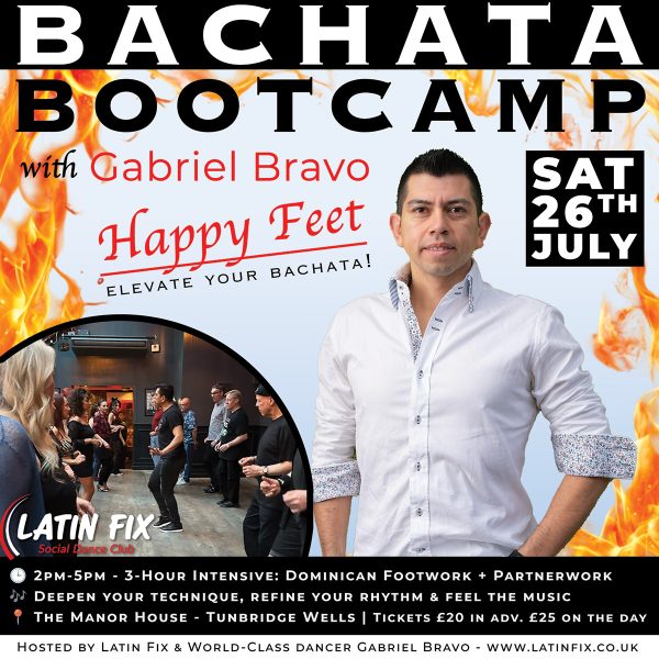 Workshop with Gabriel "Happy Feet" Bravo Saturday 26th July
